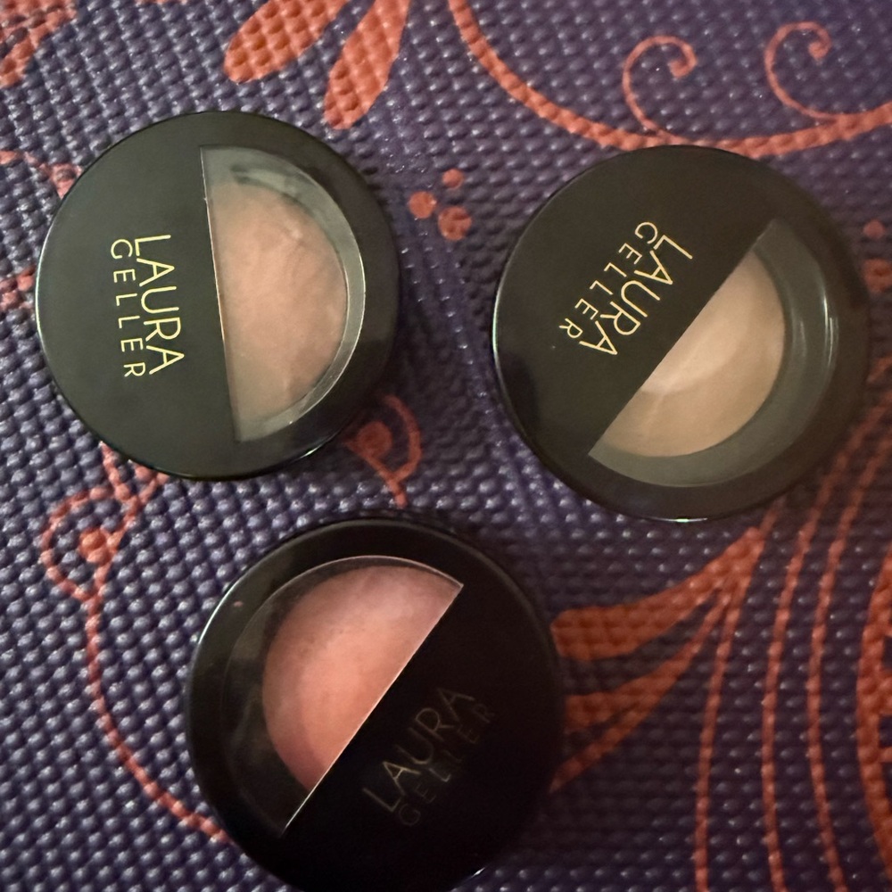Laura Geller Trio of Baked Blushes in Peach and Soft Pink Tones